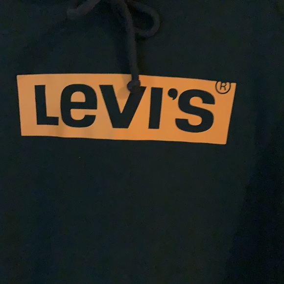 - Levi’s Green Graphic Logo Hoodie Sweatshirt - Picture 4 of 5